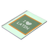 I Liebe-Latein Notizblock (Linke Seite)