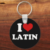 I Liebe Latein Schlüsselanhänger (Vorderseite)