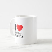 I Liebe Lateinamerika Kaffeetasse (Vorderseite Links)