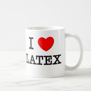 I Liebe-Latex Kaffeetasse
