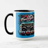 I Liebe Latin Freestyle Music Tasse (Links)