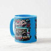 I Liebe Latin Freestyle Music Tasse (Vorderseite Links)