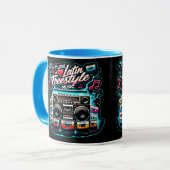 I Liebe Latin Freestyle Music Tasse (Vorderseite Links)