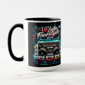 I Liebe Latin Freestyle Music Tasse (Links)