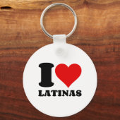 I LIEBE LATINAS HERZ SCHLÜSSELANHÄNGER (Vorderseite)