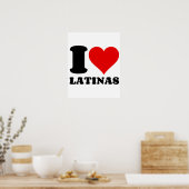 I LIEBE LATINAS POSTER (Küche)