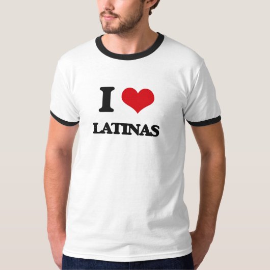 I Liebe Latinas T-Shirt (Vorderseite)