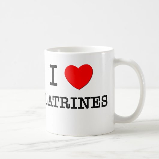 I Liebe-Latrinen Kaffeetasse (Rechts)