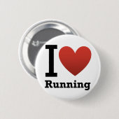 I Liebe-Laufen Button (Vorne & Hinten)