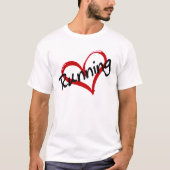 I Liebe läuft T-Shirt (Vorderseite)
