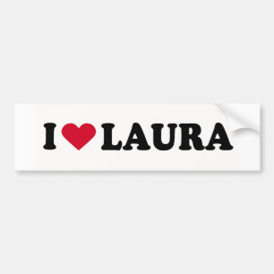 I LIEBE LAURA AUTOAUFKLEBER