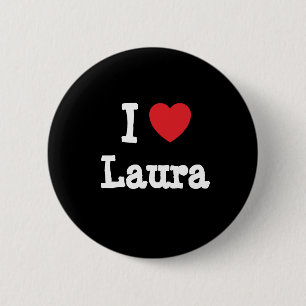 I Liebe Laura Herzstück T - Shirt Button