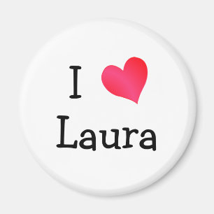 I Liebe Laura Magnet