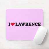 I LIEBE LAWRENCE MOUSEPAD (Mit Mouse)