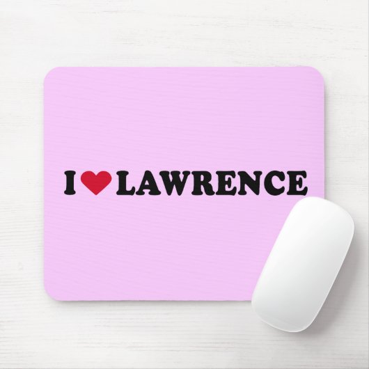 I LIEBE LAWRENCE MOUSEPAD (Mit Mouse)