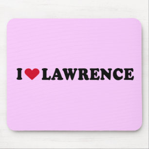 I LIEBE LAWRENCE MOUSEPAD
