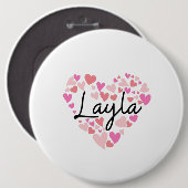 I Liebe Layla Button (Vorne & Hinten)