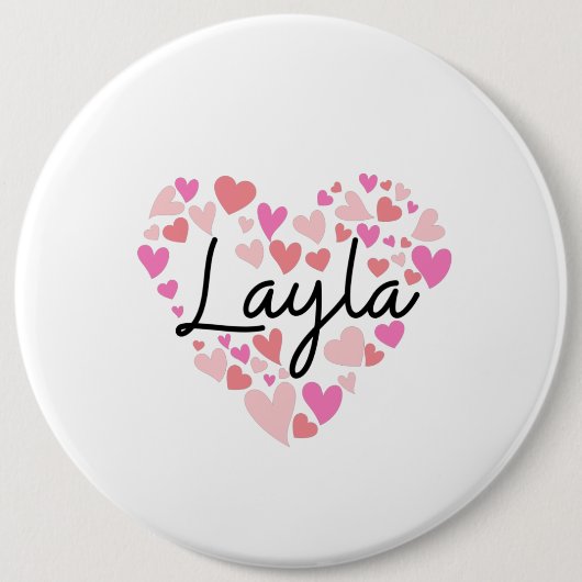 I Liebe Layla Button (Vorderseite)