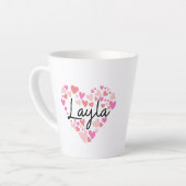 I Liebe Layla Milchtasse (Linke Ecke)