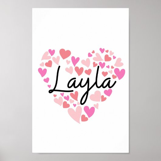 I Liebe Layla Poster (Vorne)