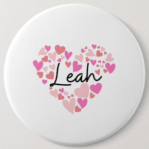 I Liebe Leah Button