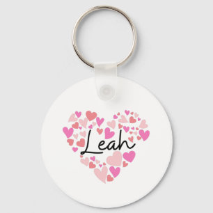I Liebe Leah Schlüsselanhänger