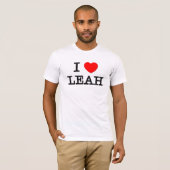 I Liebe Leah T-Shirt (Vorne ganz)