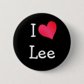 I LIEBE LEE BUTTON (Vorderseite)