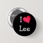 I LIEBE LEE BUTTON (Vorne & Hinten)