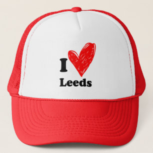 I Liebe Leeds Truckerkappe
