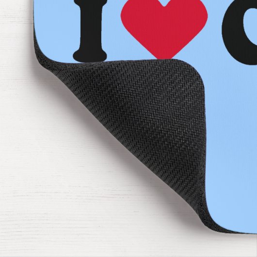 I LIEBE-LEHM MOUSEPAD (Ecke)