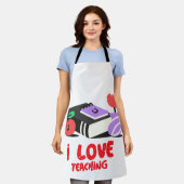 I Liebe Lehren Schürze (Getragen)