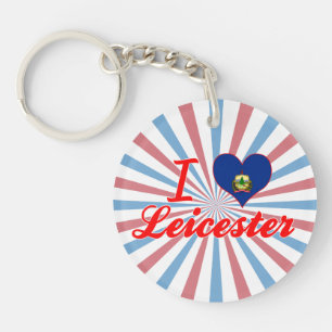 I Liebe Leicester, Vermont Schlüsselanhänger