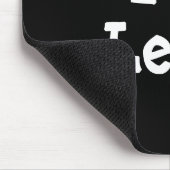 I Liebe Leigh-Herz-Brauch personalisiert Mousepad (Ecke)