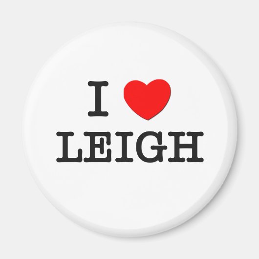 I Liebe Leigh Magnet (Vorne)