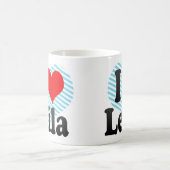 I Liebe Leila Kaffeetasse (Mittel)