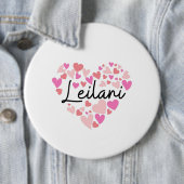 I Liebe Leilani Button (Beispiel)