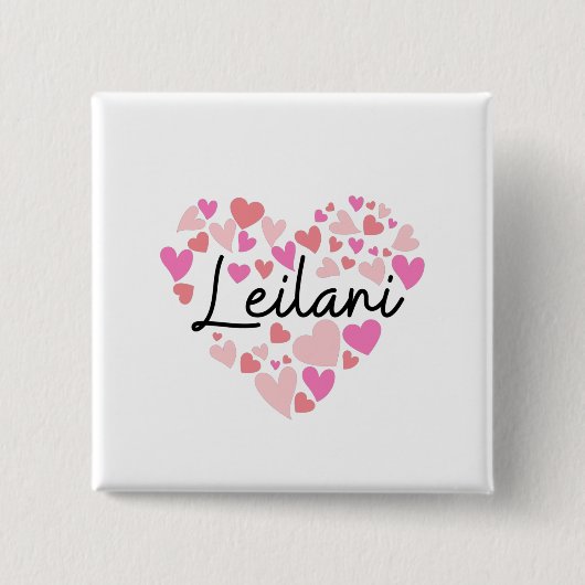 I Liebe Leilani Button (Vorderseite)