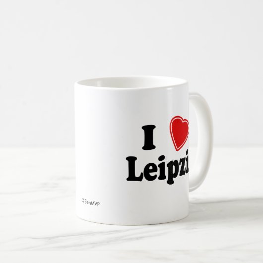 I Liebe Leipzig Kaffeetasse (VorderseiteRechts)