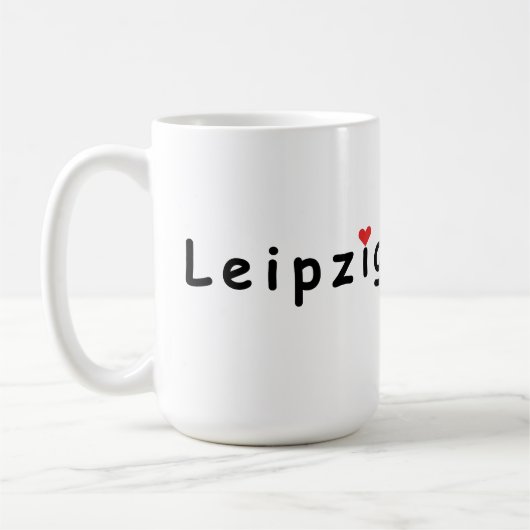 I Liebe Leipzig Kaffeetasse (Links)