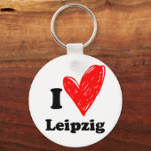 I Liebe Leipzig Schlüsselanhänger (Vorderseite)