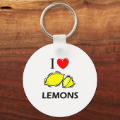 I Liebe Lemons Schlüsselanhänger (Vorderseite)