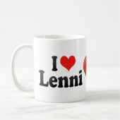 I Liebe Lenni Kaffeetasse (Links)