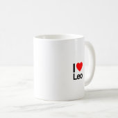 i Liebe leo Kaffeetasse (VorderseiteRechts)