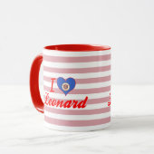 I Liebe Leonard, Minnesota Tasse (Vorderseite Links)