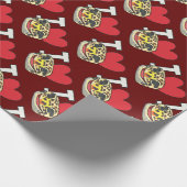 I Liebe Leopard Geckos Geschenkpapier (Ecke)