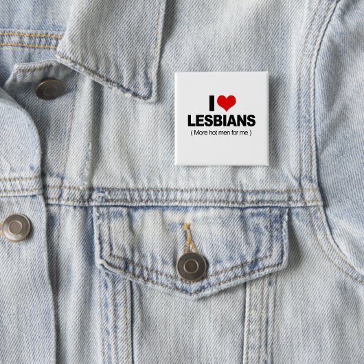 I Liebe-Lesben Button (Beispiel)