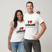 I Liebe-Lesben T-Shirt (Unisex)