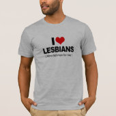 I Liebe-Lesben T-Shirt (Vorderseite)