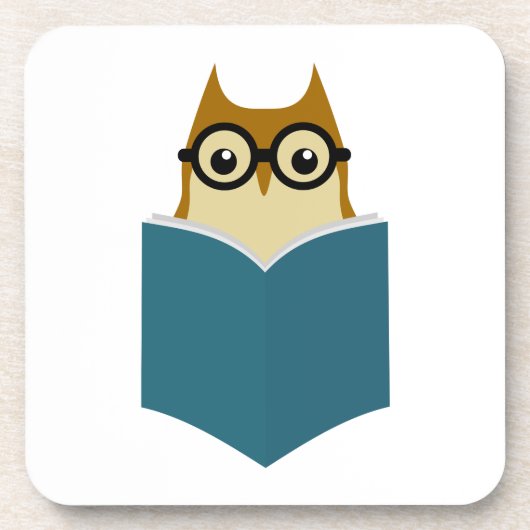 I Liebe Lesen Getränkeuntersetzer (Vorderseite)